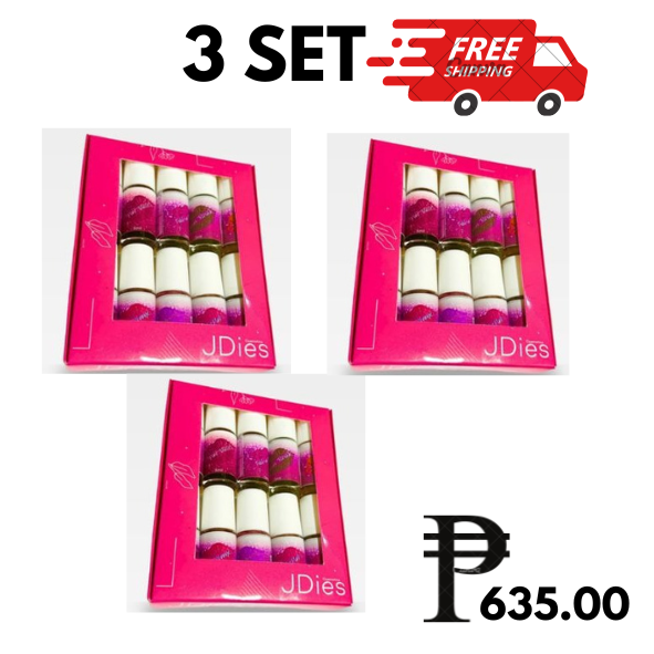 Jdies Set of 10 5ml Lip and Cheek Tint
