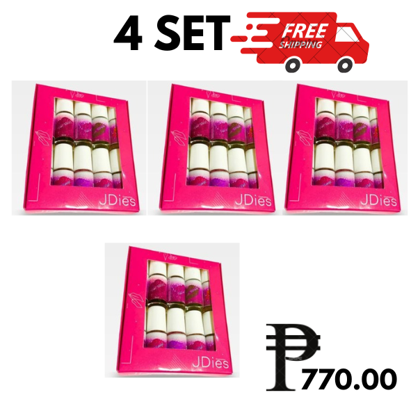 Jdies Set of 10 5ml Lip and Cheek Tint