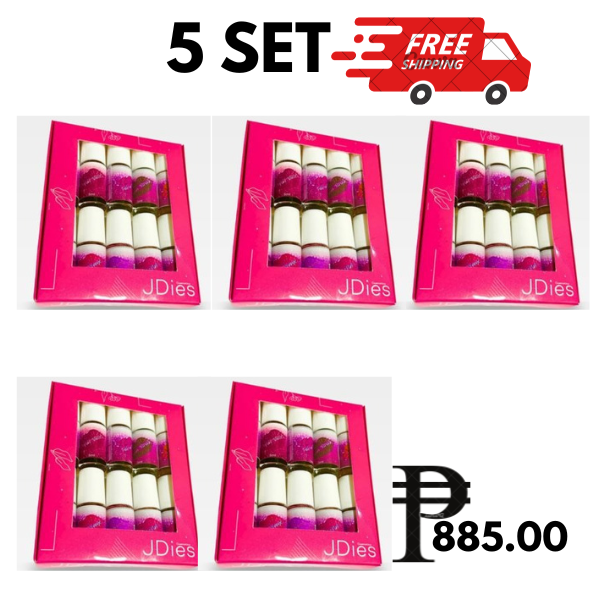 Jdies Set of 10 5ml Lip and Cheek Tint