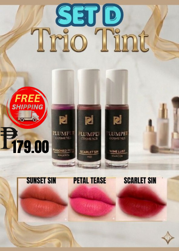 Trio Tint Plumper Cosmetics